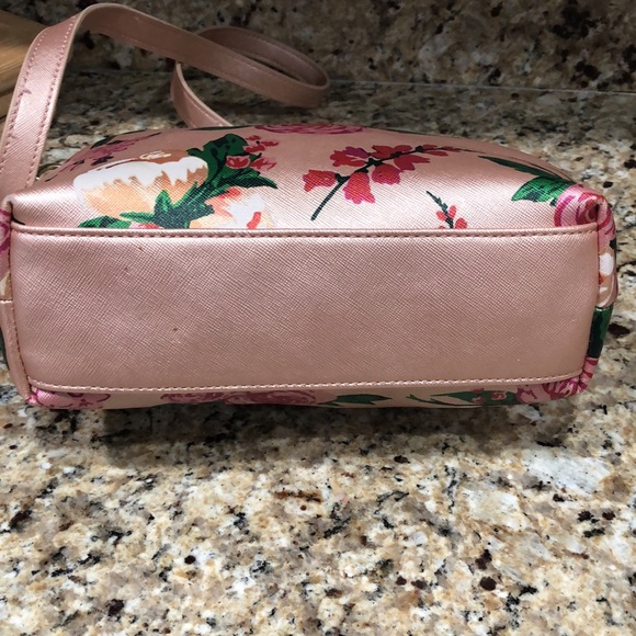 Betsey Johnson Floral Satchel Is Sweet, Features Crossbody Strap  | EUC - Picture 7 of 11